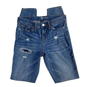 GAP distressed leggings size 0/25R